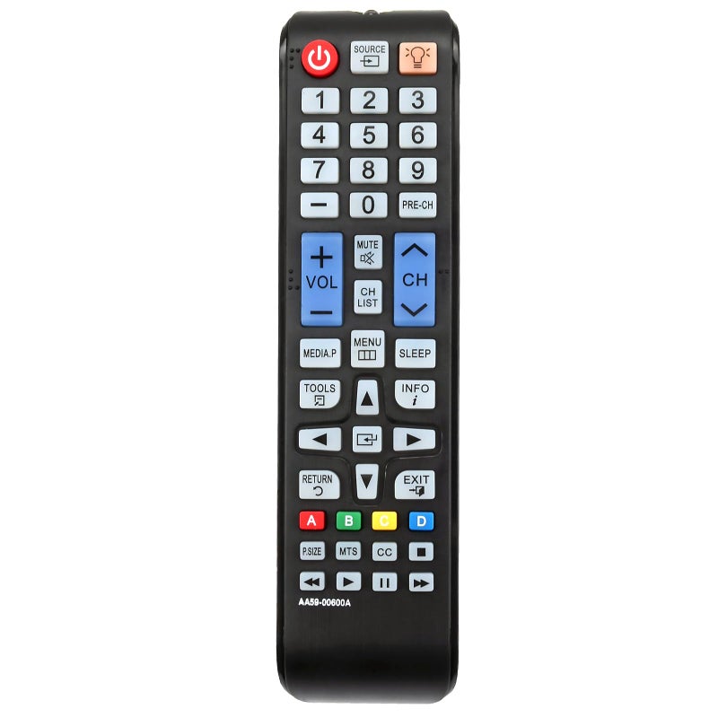 Vinabty AA59-00600A Replaced Remote fit for Samsung TV UN22F5000 UN32F5000 UN40F5000 UN46F5000 UN50F5000 UN40EH6000 UN40EH6050 UN46EH6000 UN46EH6050 UN50EH6000 UN50EH6050 UN55EH6000 UN55EH6050 UN60EH6000 - Image 1
